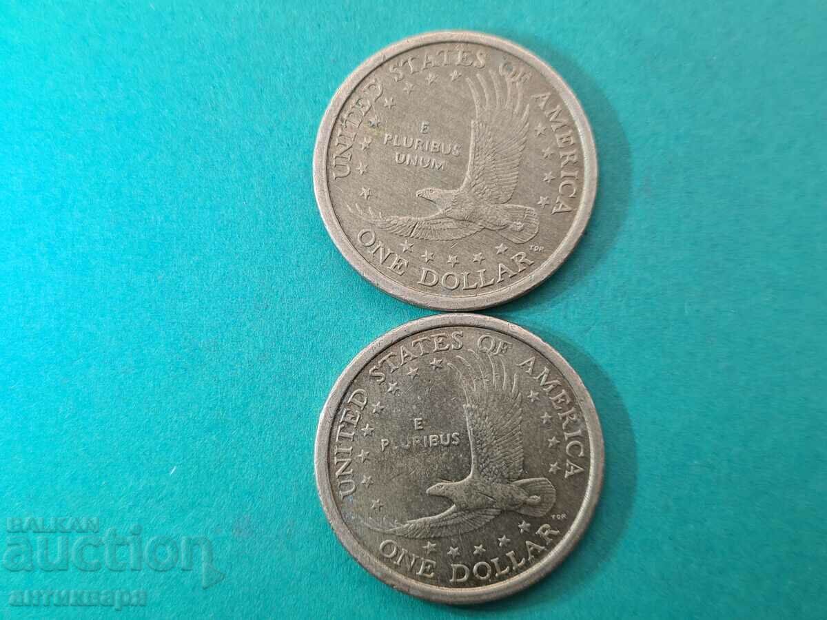 US $1 2000 Anniversaries! Lot of 2 pieces -84 with price 6.00 BGN | € 3.07 US $1 2000 Anniversaries! Lot of 2 pieces -84 with price 6.00 BGN | € 3.07