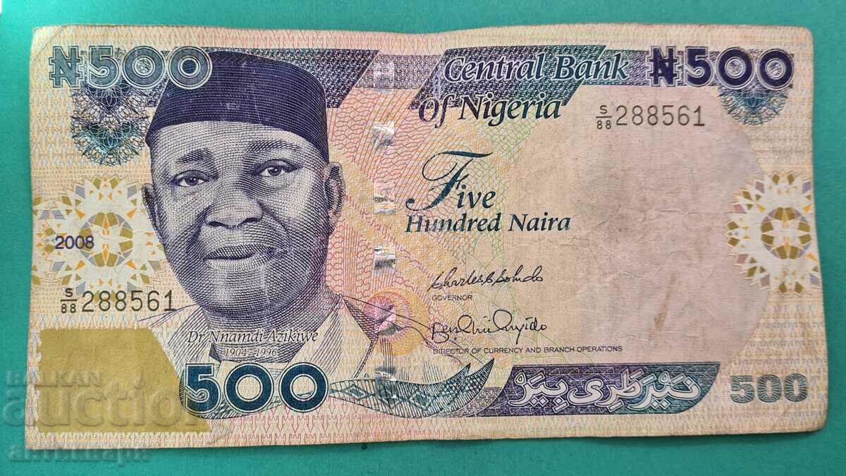 Нигерия  500 найри 2008  -  98