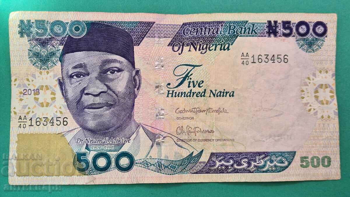 Nigeria 500 Naira 2018 - 96