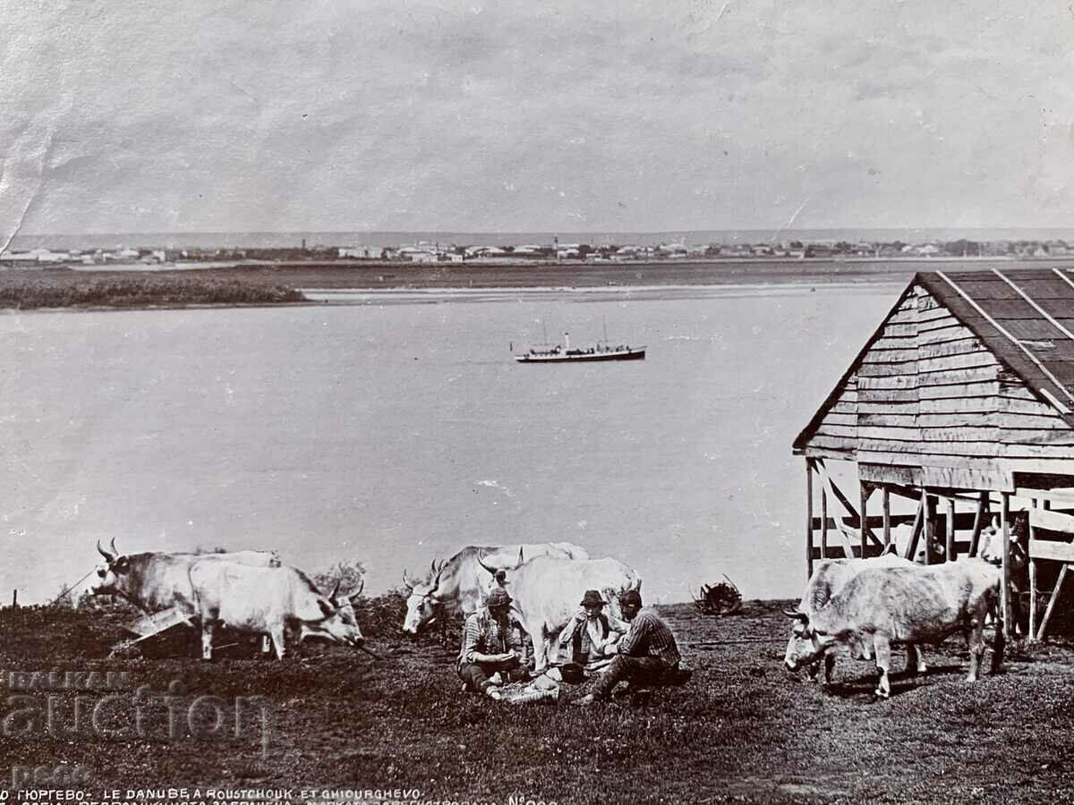Auction Danube near Ruse Georg Volz old photo Auction Danube near Ruse Georg Volz old photo