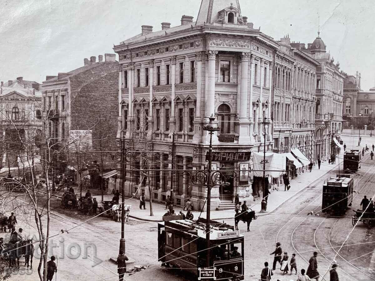 Delivery of Sofia, Targovska Street, Georg Volz, old photo Delivery of Sofia, Targovska Street, Georg Volz, old photo