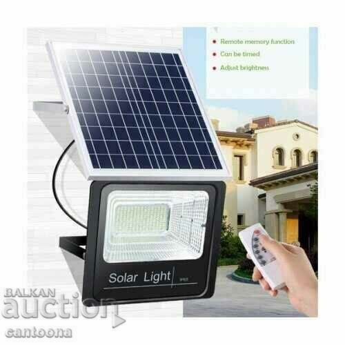 Solar LED kit 80 W, Solar panel, LED spotlight