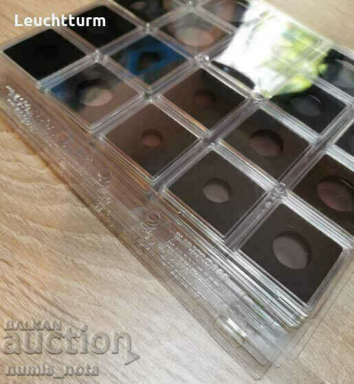 sheets and capsules for all Bulgarian coins 1881 - 1943 with price 152.00 BGN | € 77.72 sheets and capsules for all Bulgarian coins 1881 - 1943 with price 152.00 BGN | € 77.72