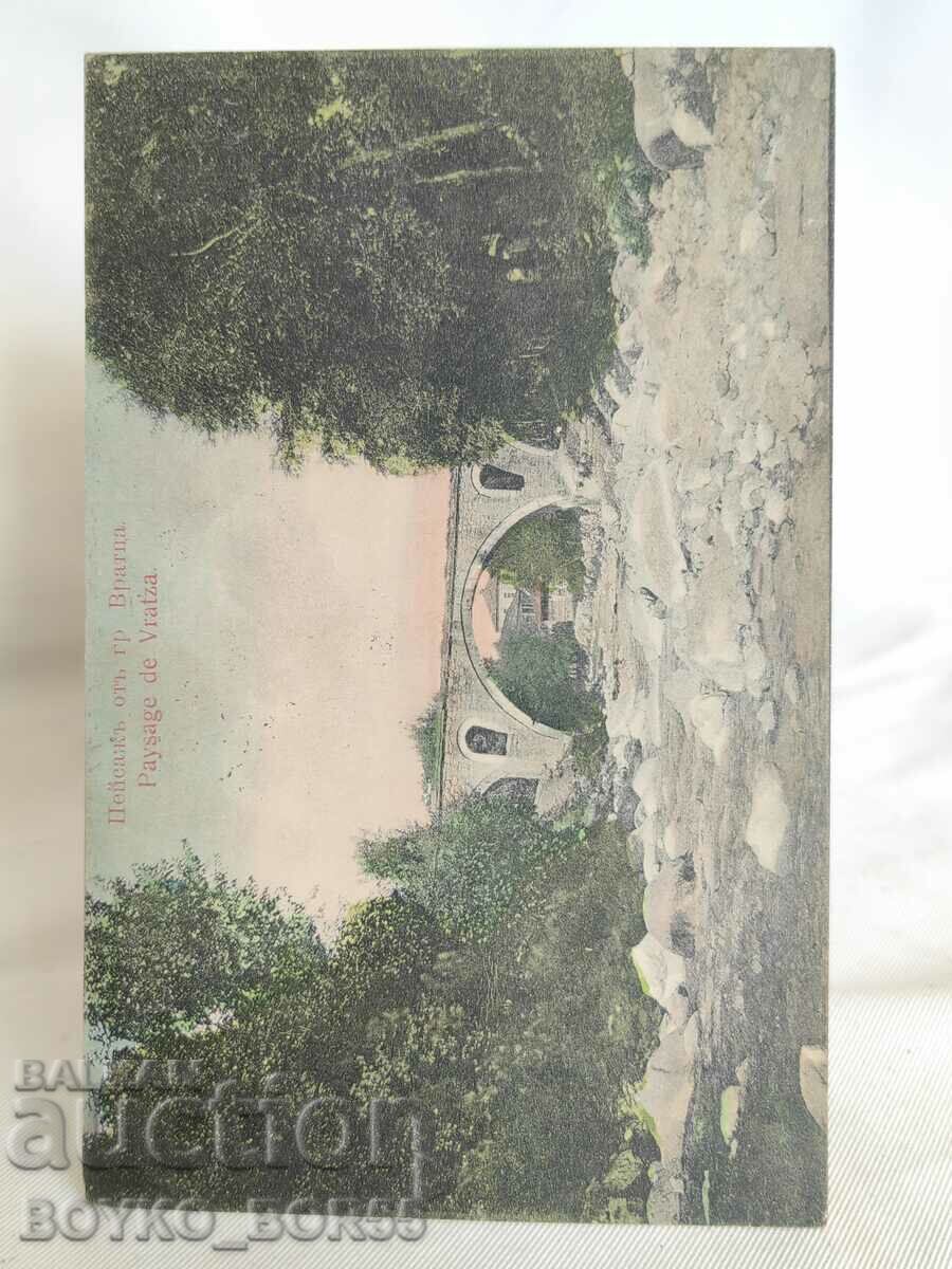 Old Postal Card Vratsa 1913