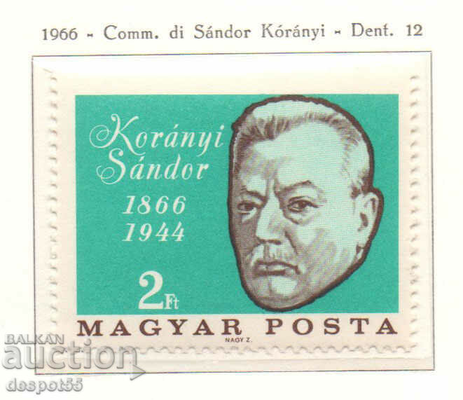 1966. Ungaria. 100 de ani de la nașterea lui Sandor Korani.