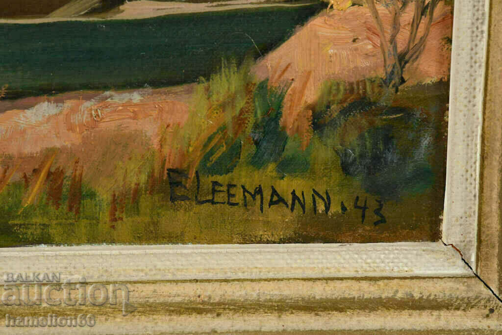 Auction Old large picture, Oil paints, canvas, landscape Auction Old large picture, Oil paints, canvas, landscape