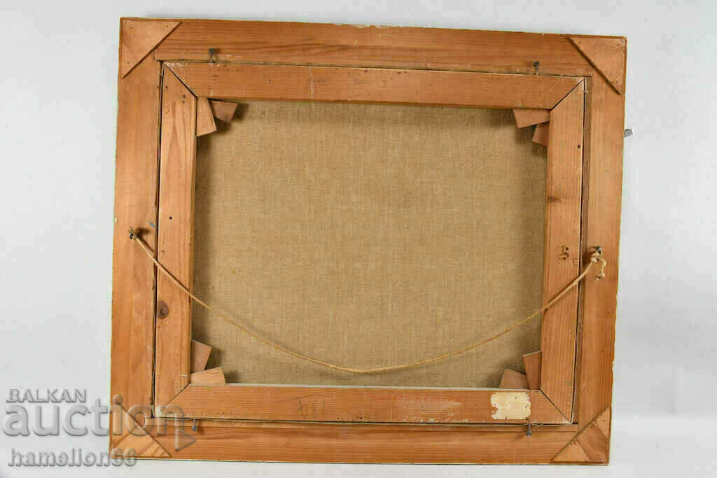 Delivery of Old large picture, Oil paints, canvas, landscape Delivery of Old large picture, Oil paints, canvas, landscape