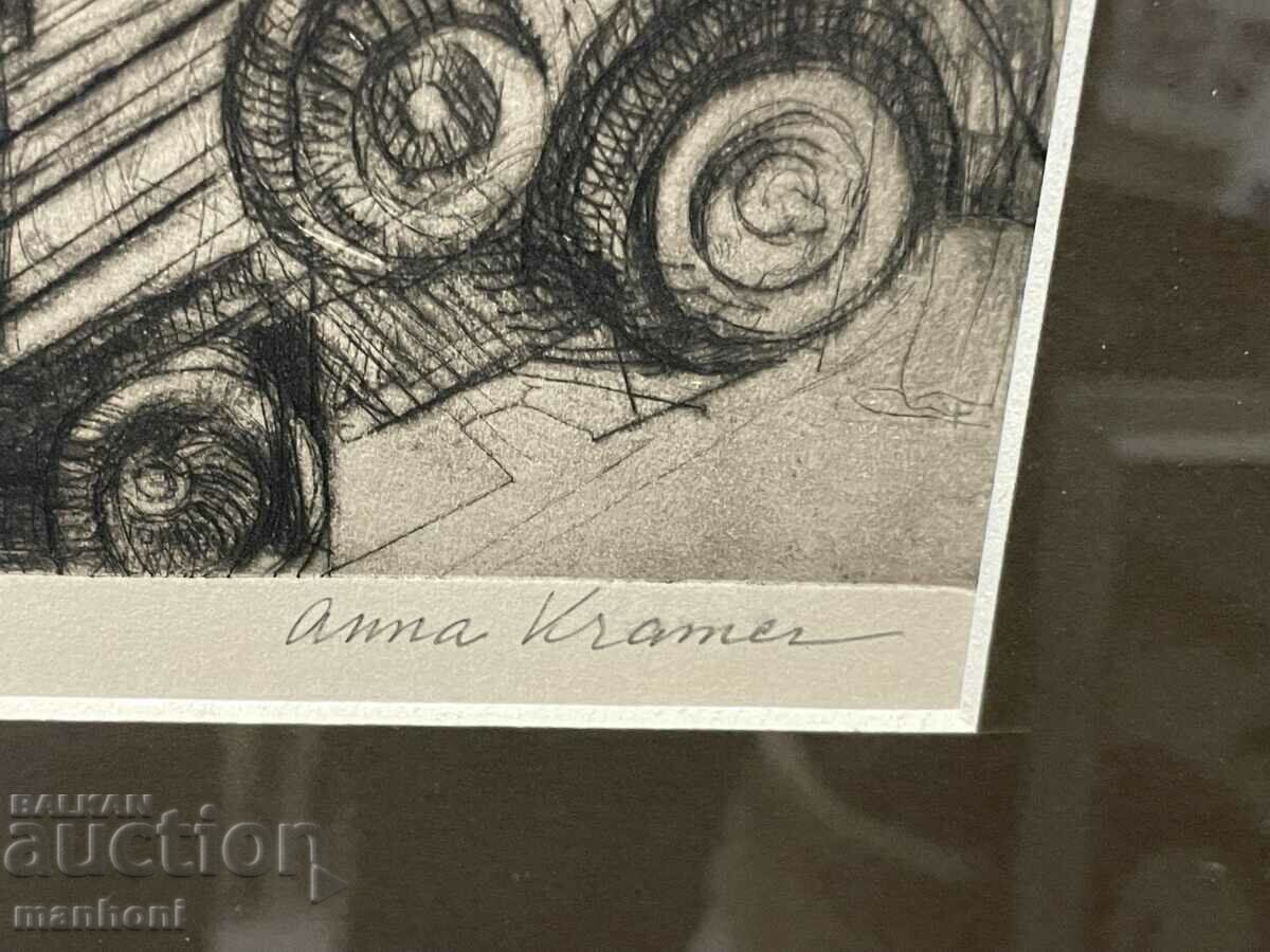 1601 Anna Kramer Revival Square 1969 Signed P 50/4 - 6 1601 Anna Kramer Revival Square 1969 Signed P 50/4 - 6