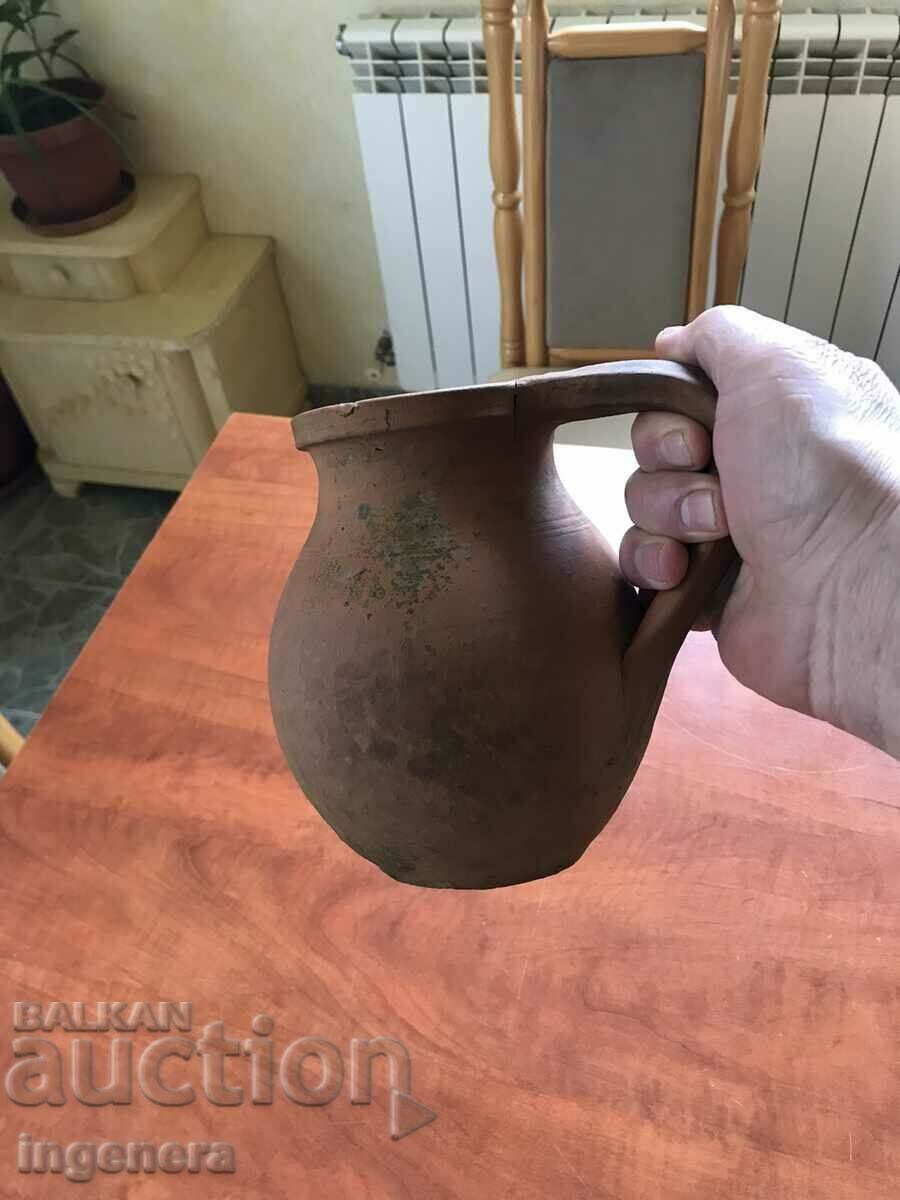 OLD CERAMIC POT - FOR BOB OR INTERIOR - 5 OLD CERAMIC POT - FOR BOB OR INTERIOR - 5