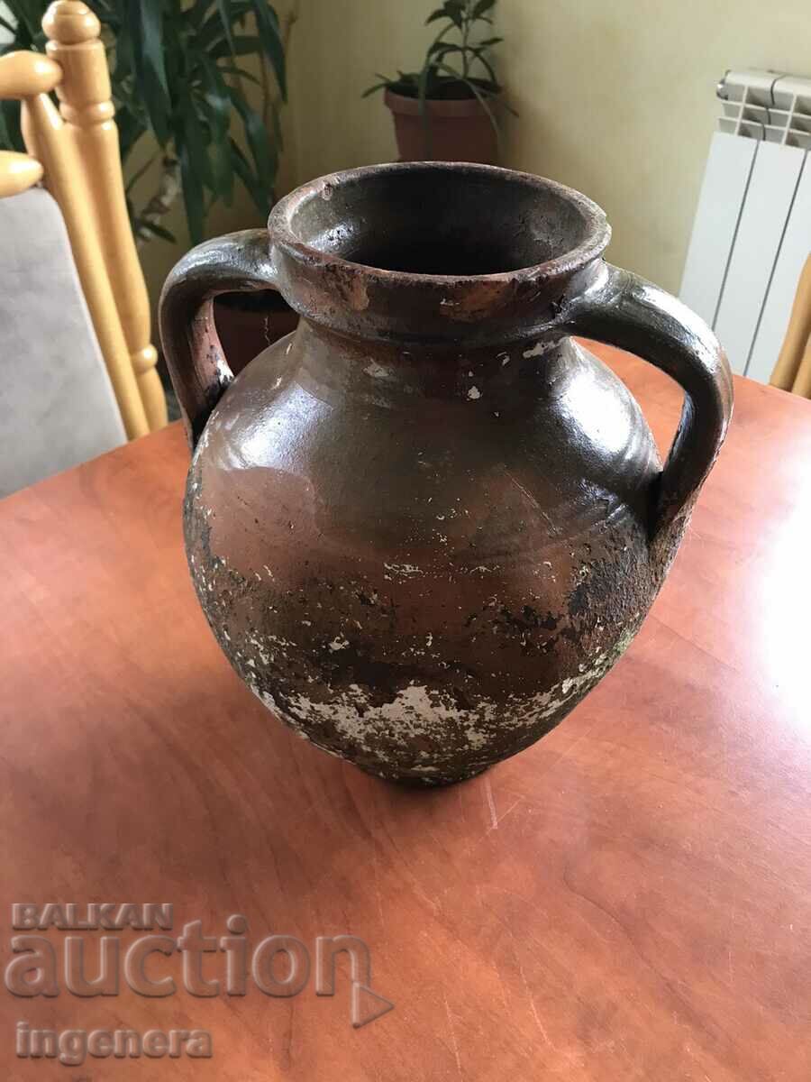 ДЕЛВА СТАРИННА КЕРАМИКА ГЛЕЧ ЗА ИНТЕРИОР ИЛИ ЗА ПОЛЗВАНЕ с цена 75.00 лв. | € 38.35 ДЕЛВА СТАРИННА КЕРАМИКА ГЛЕЧ ЗА ИНТЕРИОР ИЛИ ЗА ПОЛЗВАНЕ с цена 75.00 лв. | € 38.35