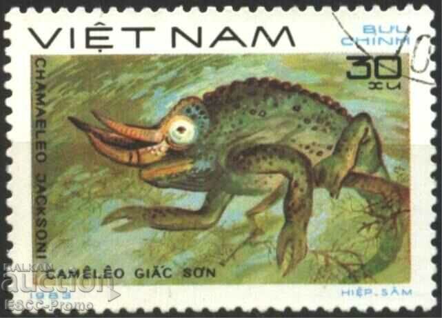 Stamped Fauna Chameleon 1983 from Vietnam