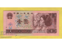 1980 τραπεζογραμμάτιο 1 γιουάν Κίνα