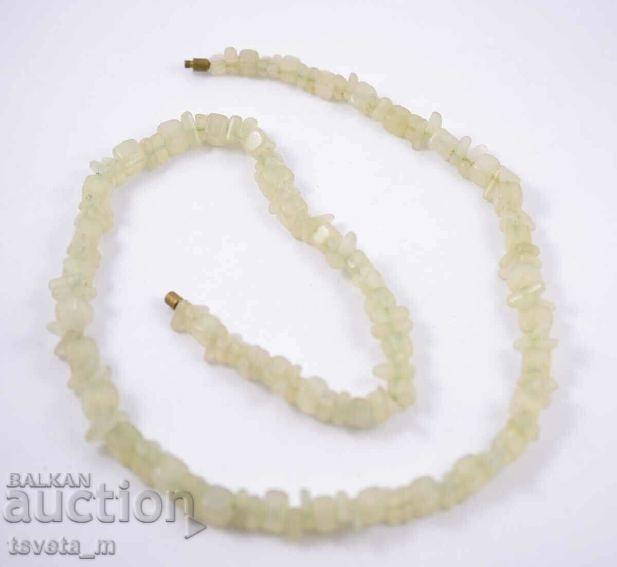 Necklace with natural stones