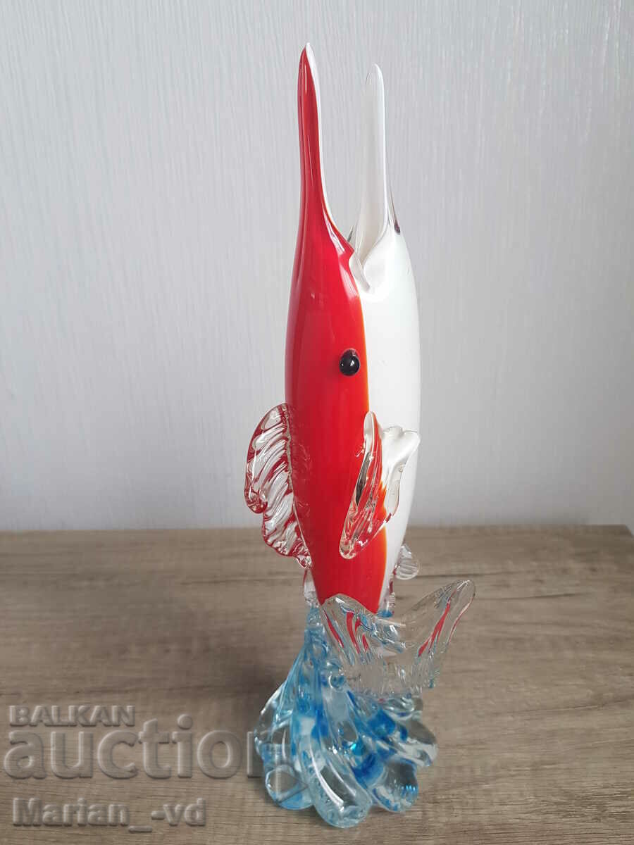 Multicolored Fish - Murano Glass Vase Barbini 1950 - 7 Multicolored Fish - Murano Glass Vase Barbini 1950 - 7