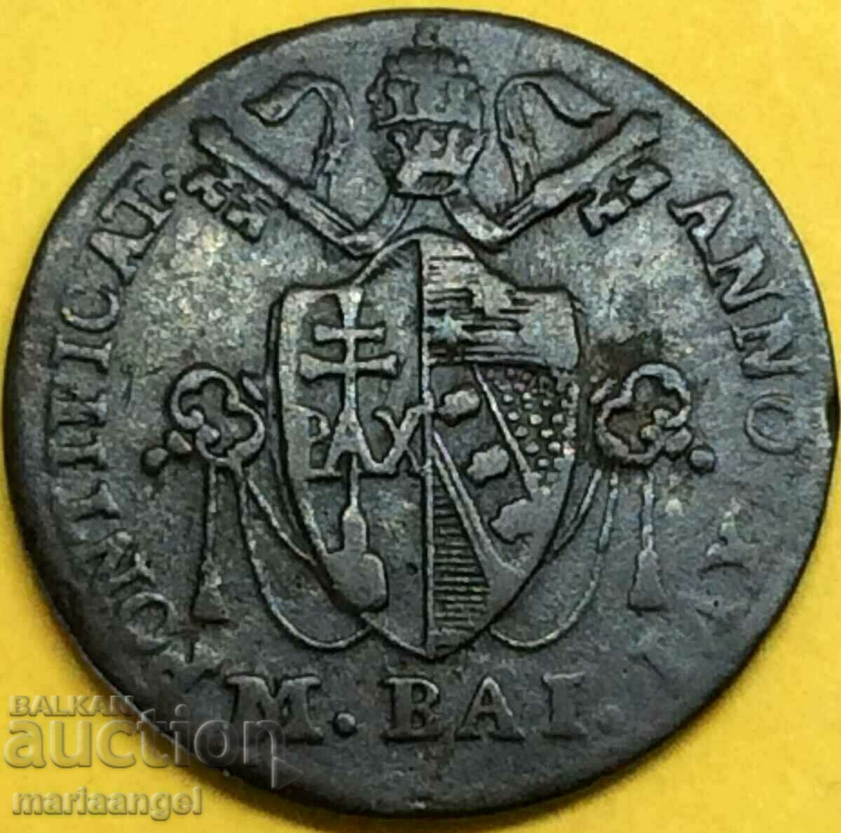 1/2 bayoko 1816 Vatican Roma 26mm med