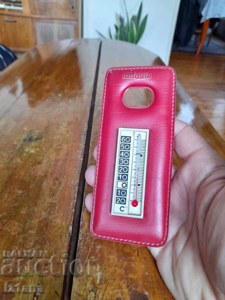 Old souvenir thermometer Skoda Export, Skoda with price 10.00 BGN | € 5.11 Old souvenir thermometer Skoda Export, Skoda with price 10.00 BGN | € 5.11