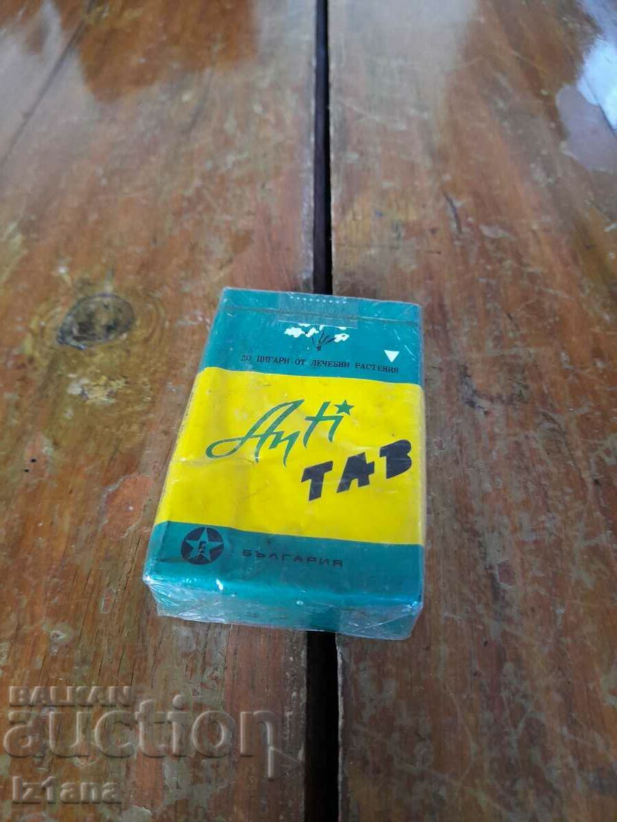 An old pack of Antitab cigarettes