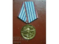 Medalia „Pentru 10 ani de serviciu în forțele de construcții” (1969) /2/