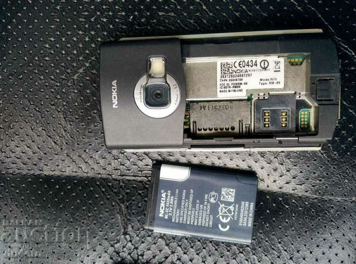 Nokia mobile phone Nokia N 70, symbian, 2 mpx, radio, Blu - 5