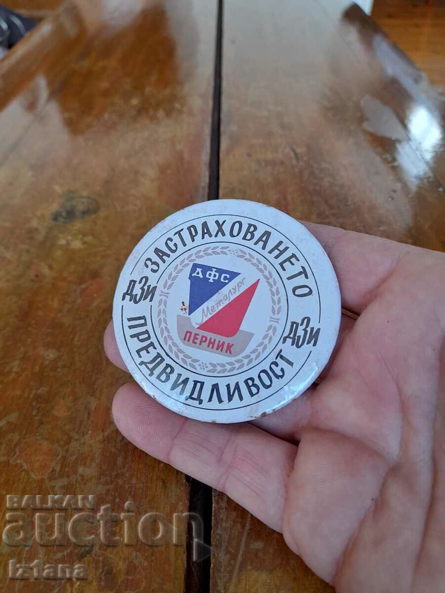 Παλιό σήμα SFS Metalurg Pernik, DZI με τιμή 15.00 BGN | € 7.67