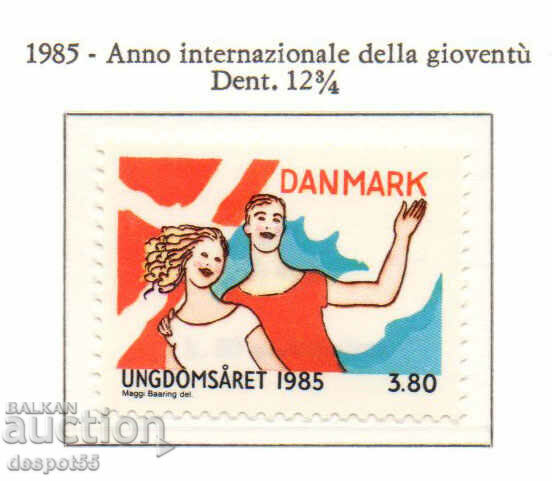 1985. Denmark. International Year of Youth.