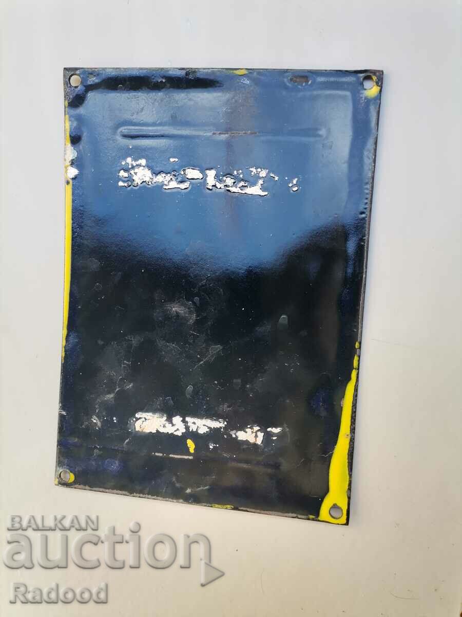 Auction Enamelled signboard Auction Enamelled signboard