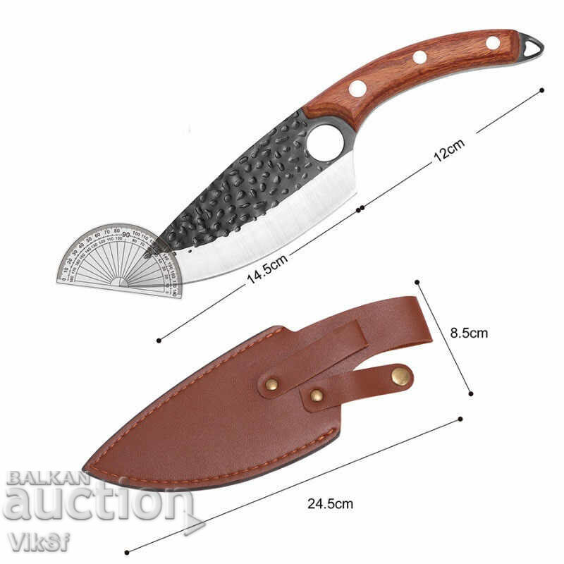 Delivery of Handmade forged knife 146x273 with a handle