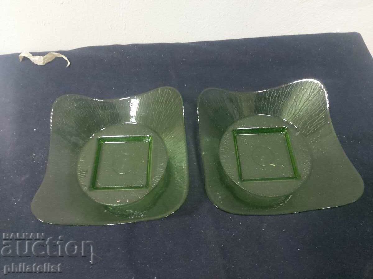 2 pieces - Deep plates - Green