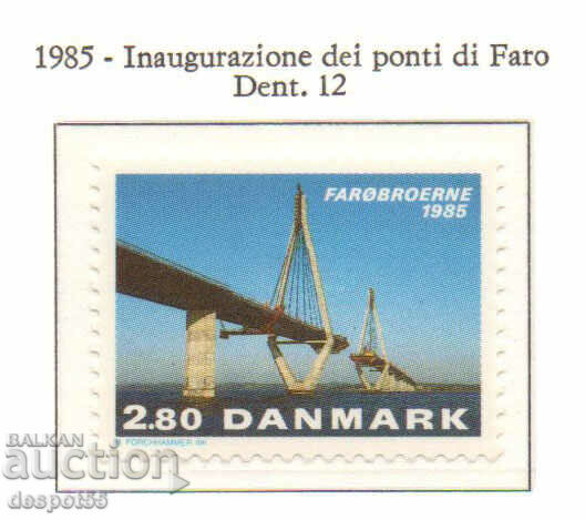 1985. Дания. Откриване на мостовете Фаро