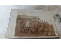 Снимка Офицери и войници на фронта 1917 ПСВ