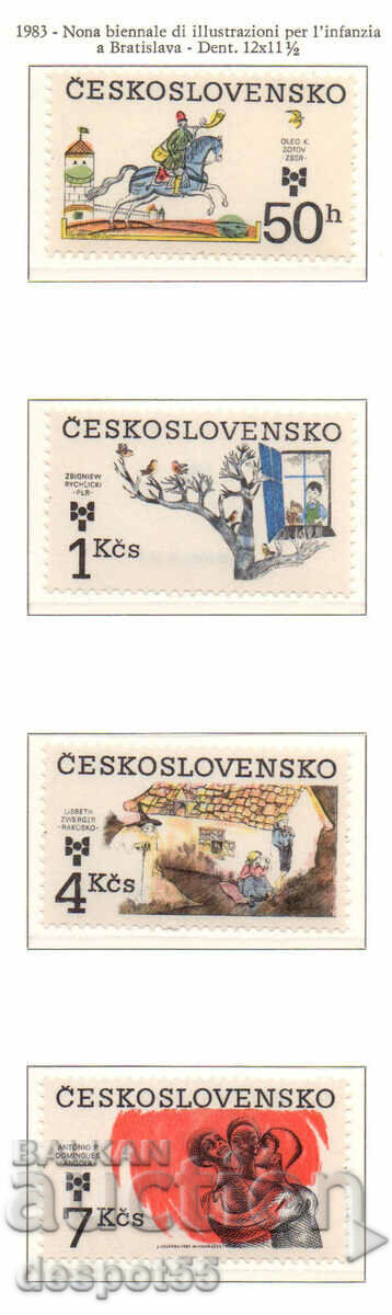 1983. Cehoslovacia. Bienala de ilustrare a cărții pentru copii.
