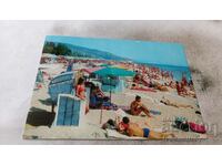 Cartea poștală Plaja Nisipurilor de Aur 1973