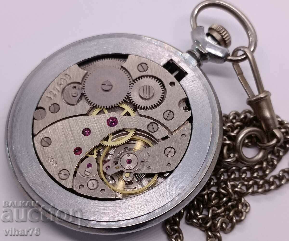 zipper pocket watch 18 stones - 5 zipper pocket watch 18 stones - 5