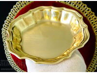 Bronze bowl, dish 16 cm.