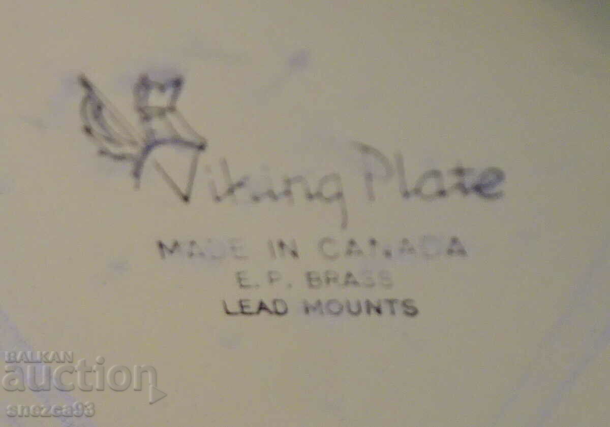 Delivery of Canadian Bronze Viking Plate Tray, Fabulous Baroque