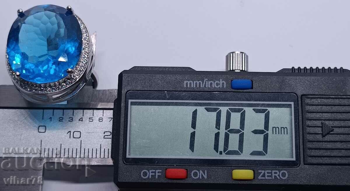 WOMEN'S SILVER RING - 5