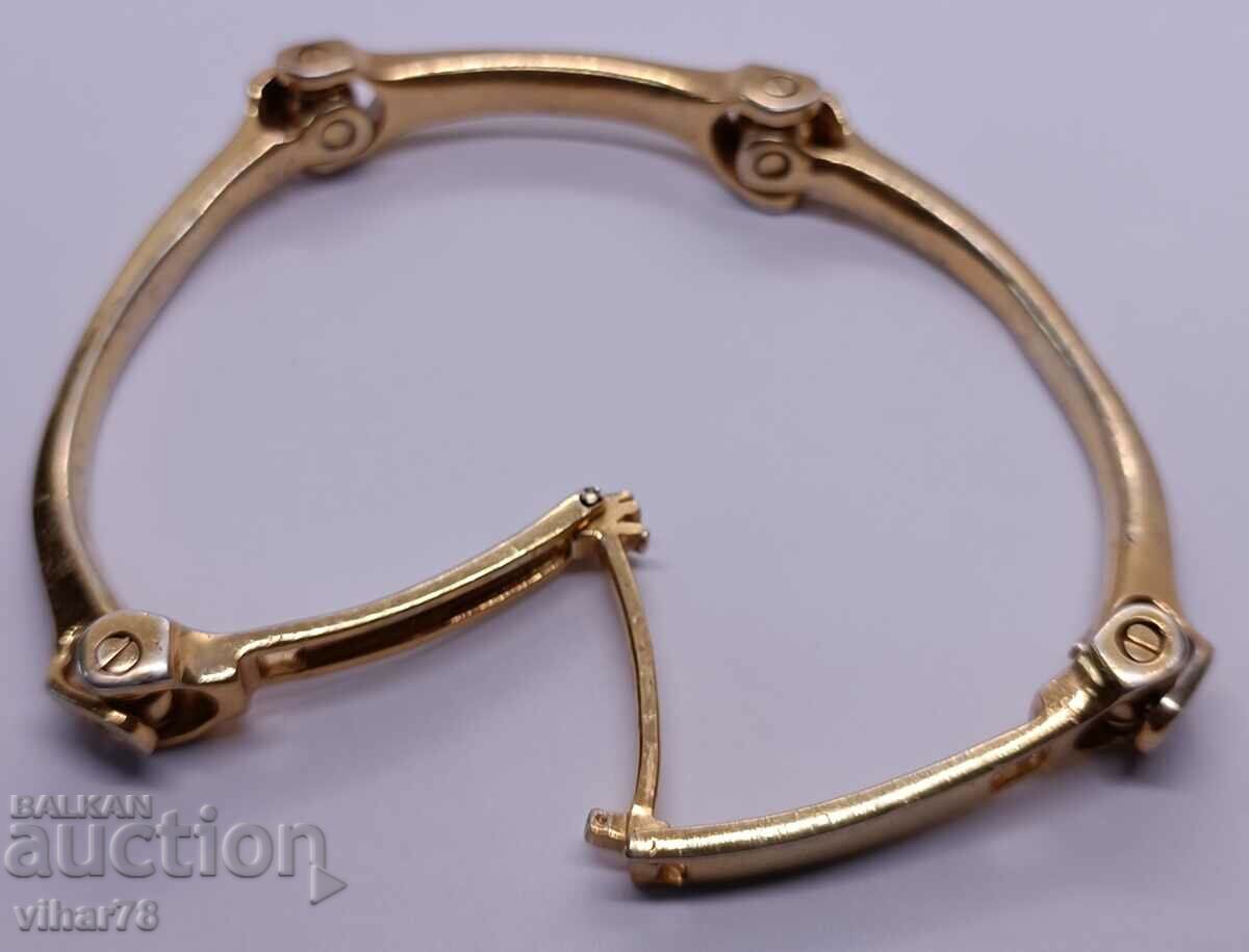 silver bracelet with gold plating with price 229.99 BGN | € 117.59 silver bracelet with gold plating with price 229.99 BGN | € 117.59