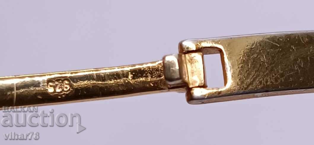 Delivery of silver bracelet with gold plating Delivery of silver bracelet with gold plating