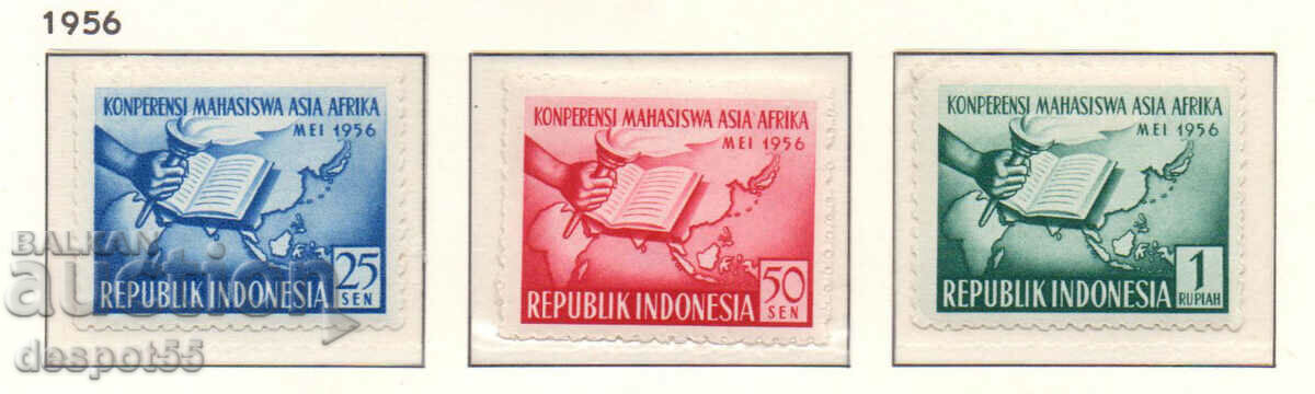 1956 Indonezia. Conferința studenților din Asia și Africa