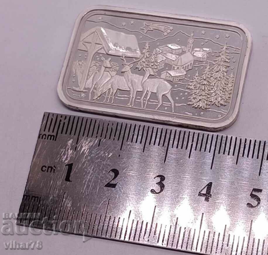 silver tile with price 74.99 BGN | € 38.34 silver tile with price 74.99 BGN | € 38.34