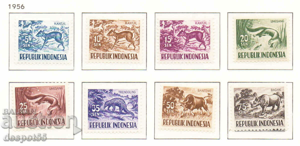 1956-58. Indonezia. Animale de companie.