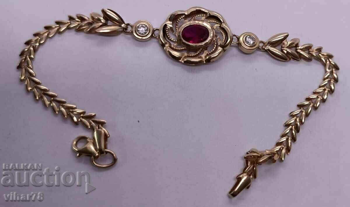 Auction 14 carat gold bracelet - personal delivery only Auction 14 carat gold bracelet - personal delivery only