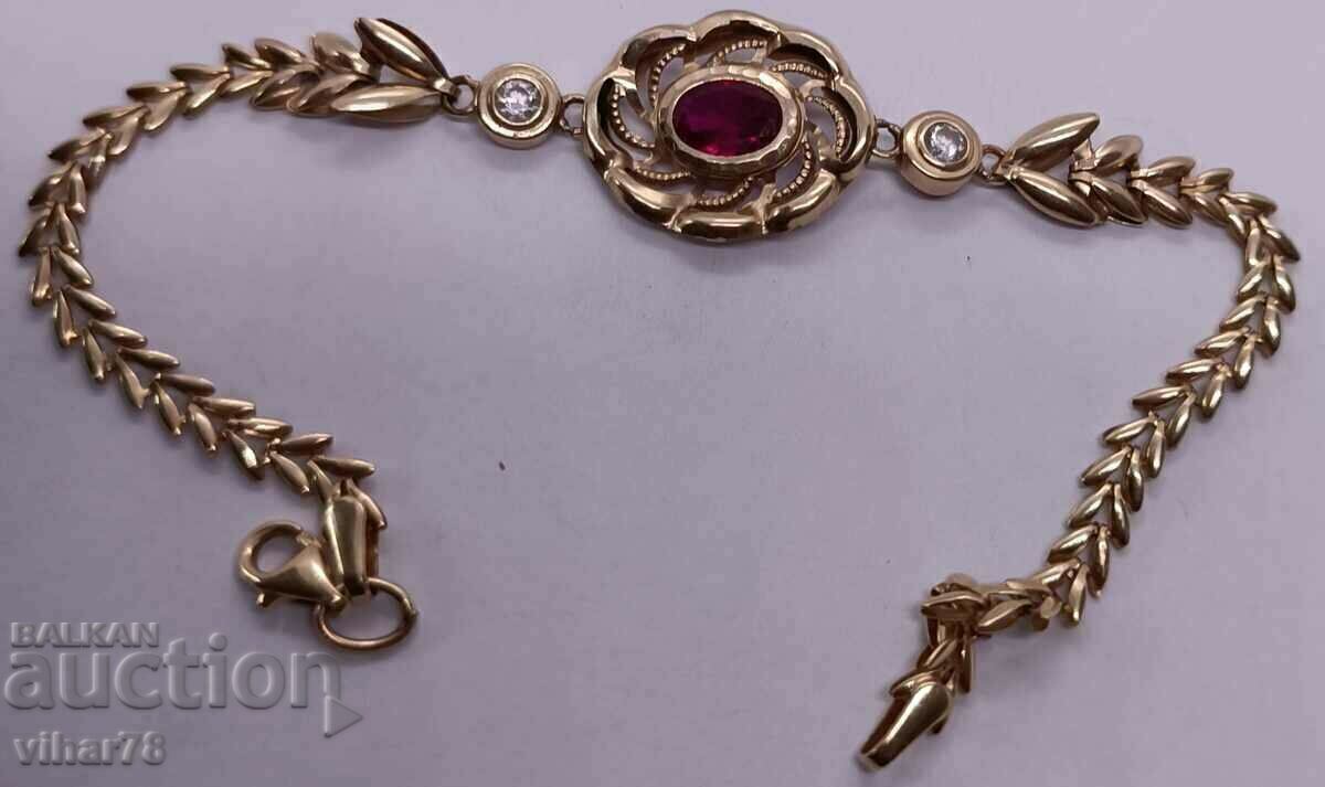 14 carat gold bracelet - 5