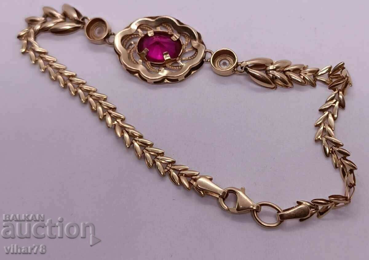 14 carat gold bracelet - personal delivery only - 6 14 carat gold bracelet - personal delivery only - 6