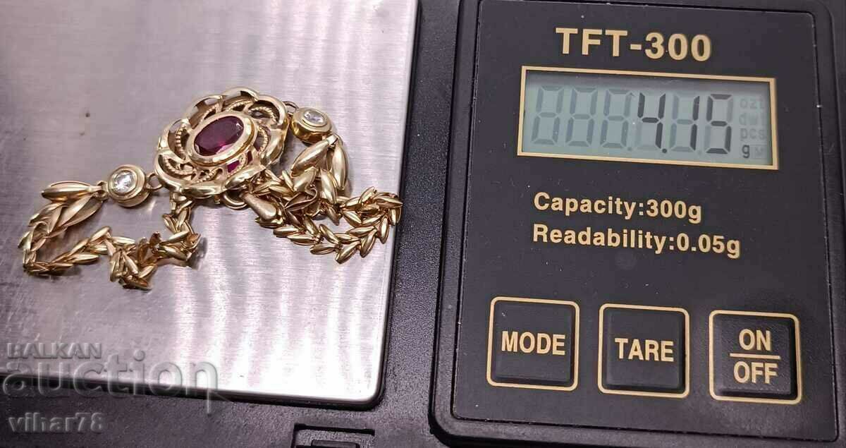 14 carat gold bracelet - personal delivery only - 7 14 carat gold bracelet - personal delivery only - 7