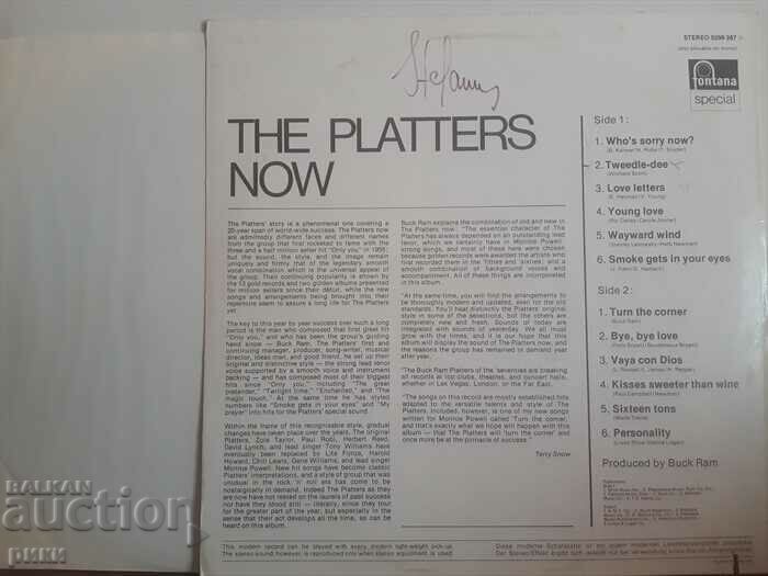The Platters – The Platters Now 1974 with price 15.00 BGN | € 7.67 The Platters – The Platters Now 1974 with price 15.00 BGN | € 7.67