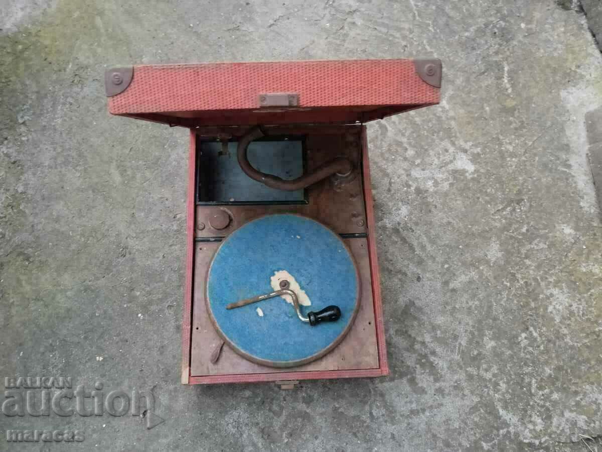 Old mechanical gramophone Old mechanical gramophone