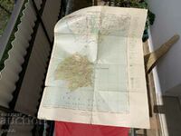 Sarshaban Thassos 1943 Προσωρινή Έκδοση Χάρτης