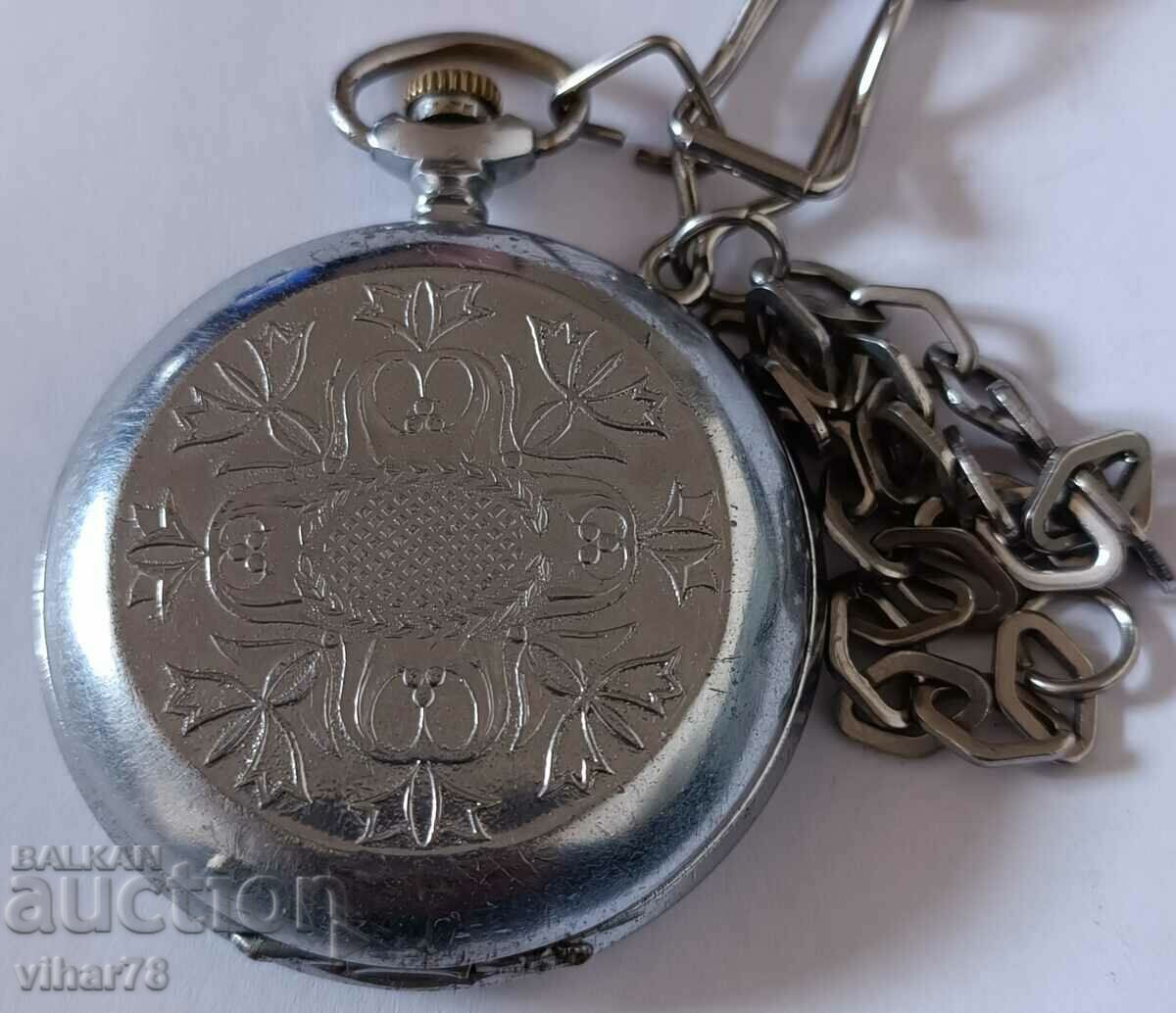 Licitație ceas de buzunar cu fermoar