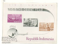 1961. Индонезия. Туристическа реклама. Блок.